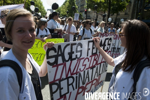 Manifestation des sages-femmes