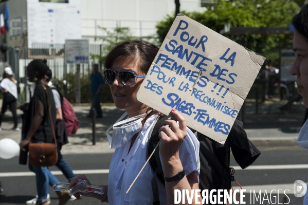 Manifestation des sages-femmes