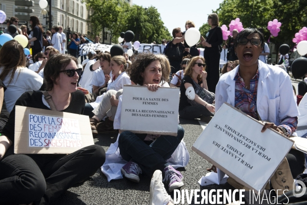 Manifestation des sages-femmes