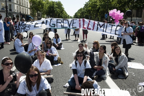 Manifestation des sages-femmes