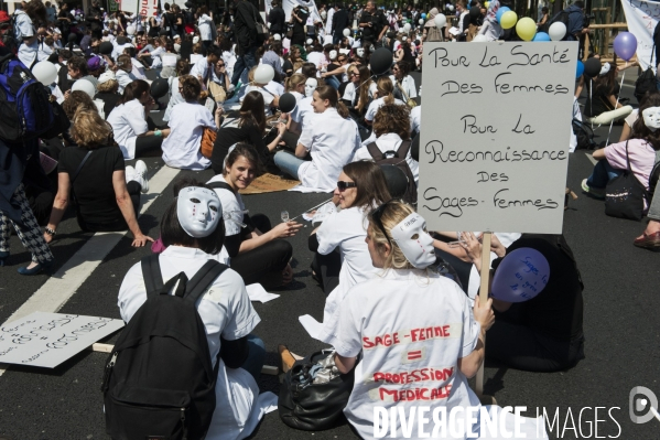 Manifestation des sages-femmes