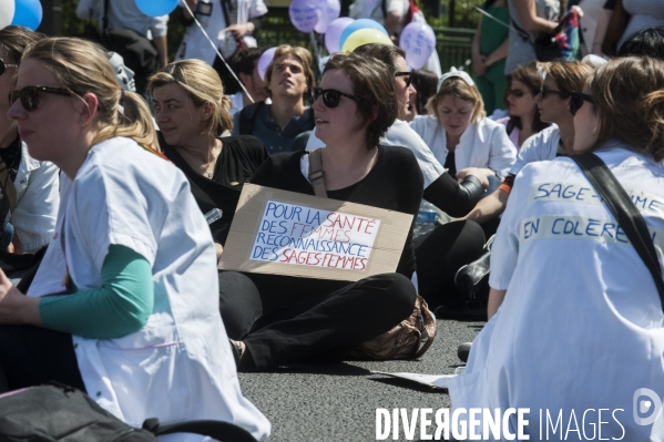 Manifestation des sages-femmes