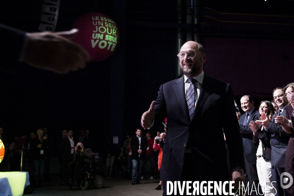 Reze, 1er meeting de campagne europeenne du PS.