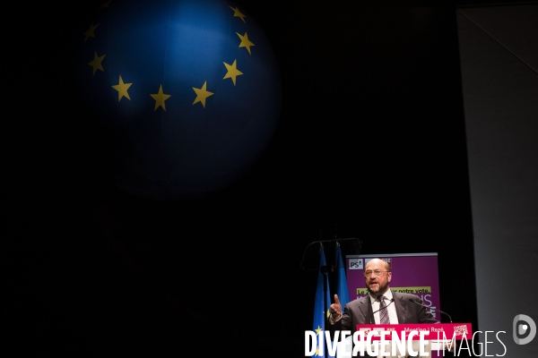 Reze, 1er meeting de campagne europeenne du PS.