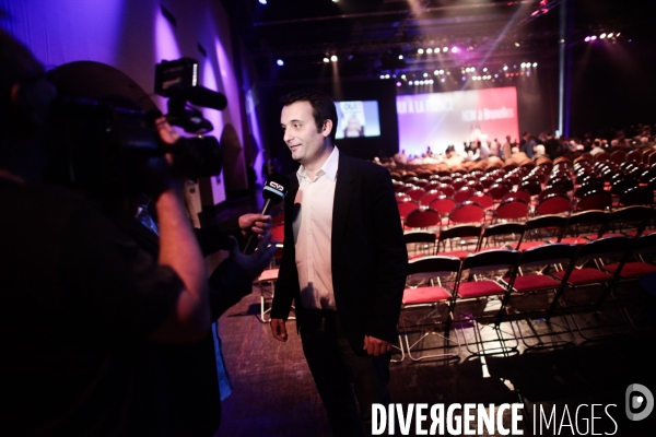 Europeennes : le pen - chauprade meeting parisien