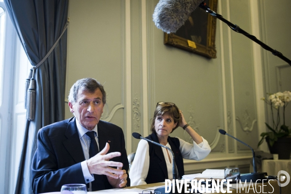 Conference de presse d Anne Lauvergeon et de Jean-Cyril Spinetta