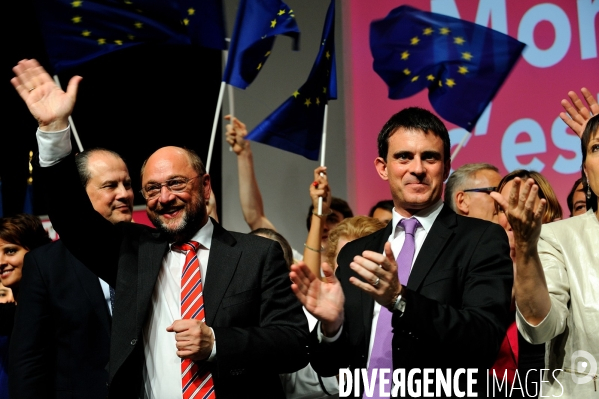 Dernier meeting du PS pour les européennes