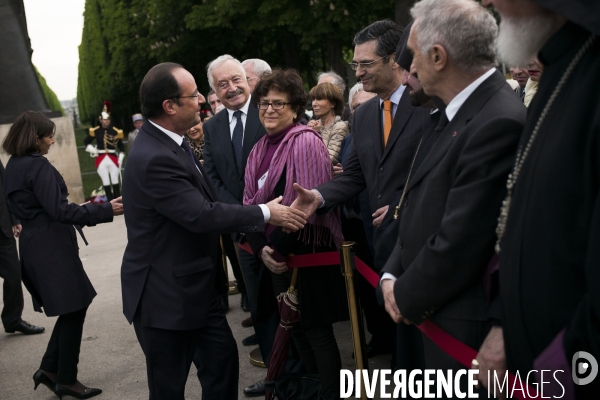 Francois Hollande, commemoration du genocide armenien