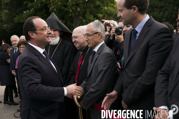 Francois Hollande, commemoration du genocide armenien