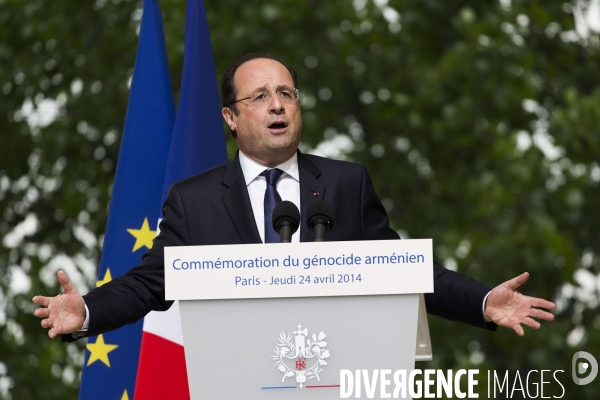 Francois Hollande, commemoration du genocide armenien