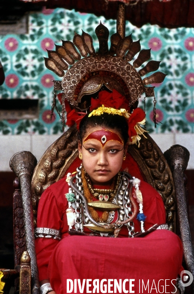 La KUMARI , déesse vivante du Népal