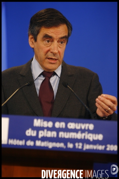 Matignon: mise en oeuvre du plan numerique