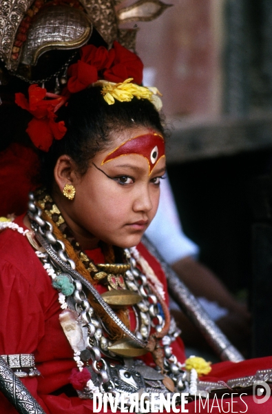 La KUMARI , déesse vivante du Népal