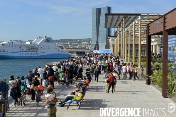 24 mai 2014, ouverture officielle du Centre commercial  Les Terrasses du Port  à Marseille