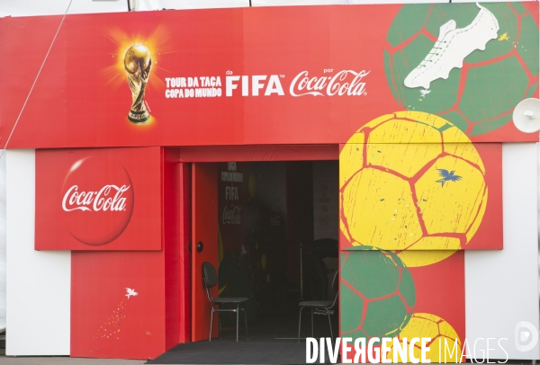 Ambiance coupe du monde de football a brasilia