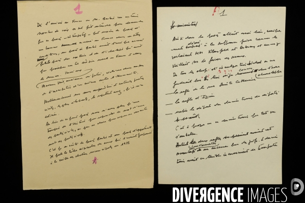 Mte Jacques VERGES : Manuscript original plaidoirie de Klaus Barbie