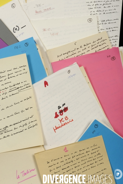 Mte Jacques VERGES : Manuscript original plaidoirie de Klaus Barbie