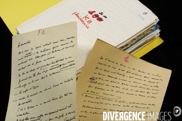 Mte Jacques VERGES : Manuscript original plaidoirie de Klaus Barbie