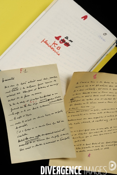 Mte Jacques VERGES : Manuscript original plaidoirie de Klaus Barbie