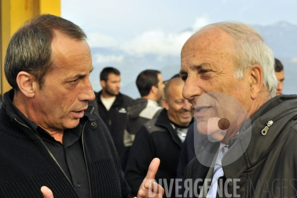 Alain Orsoni, président du club de football d Ajaccio