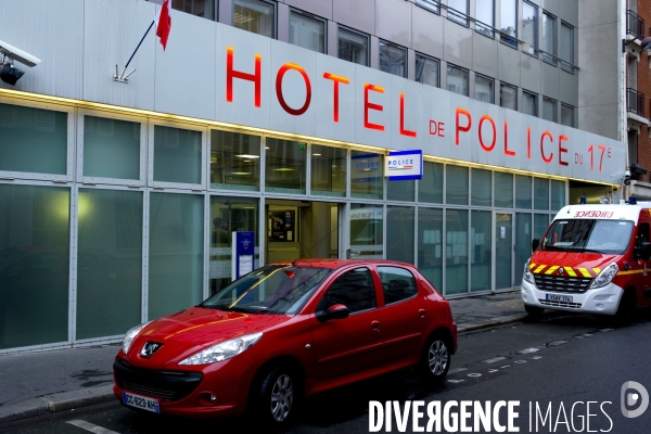 Illustration Mai 2014.Hotel de Police du 17 eme arrondissement.