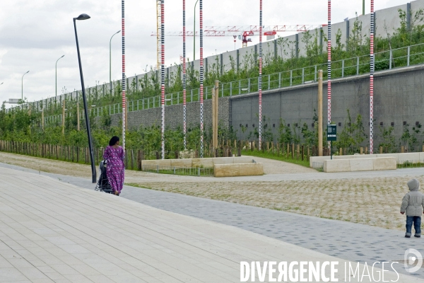 Paris plante sa premiere foret amenagee sur les delaisses du boulevard peripherique
