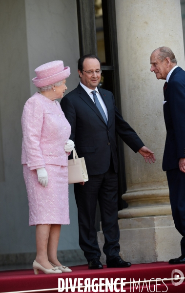 François Hollande reçoit la Reine Elisabeth II