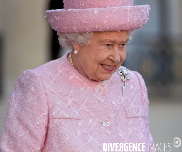 François Hollande reçoit la Reine Elisabeth II