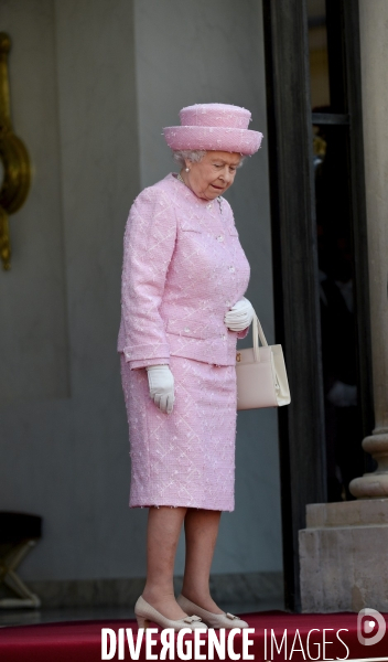 François Hollande reçoit la Reine Elisabeth II