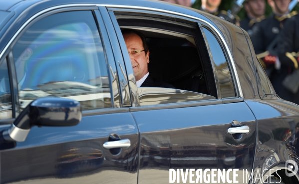 François Hollande reçoit la Reine Elisabeth II