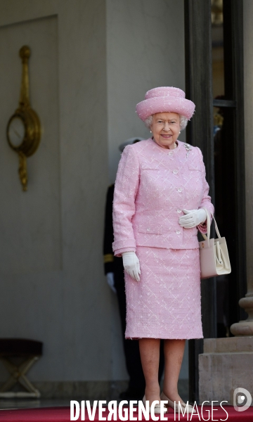 François Hollande reçoit la Reine Elisabeth II