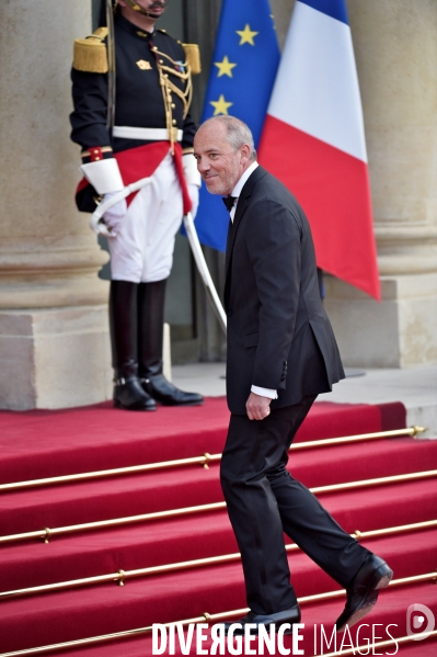 Diner d état à l Elysée en l honneur de la reine Elisabeth II