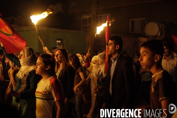 Manifestation de soutien à Ocalan, Cizre