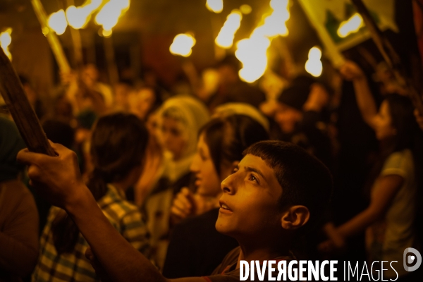 Manifestation de soutien à Ocalan, Cizre