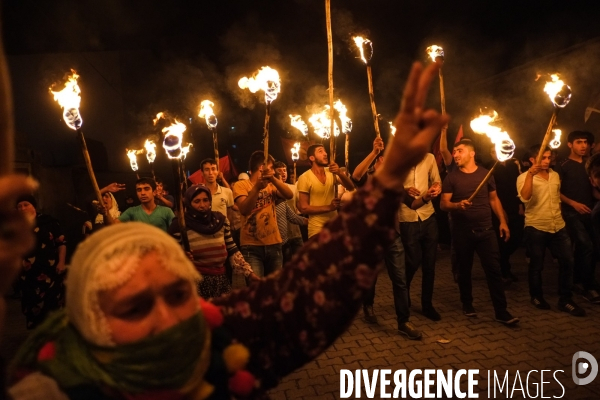 Manifestation de soutien à Ocalan, Cizre