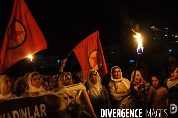 Manifestation de soutien à Ocalan, Cizre