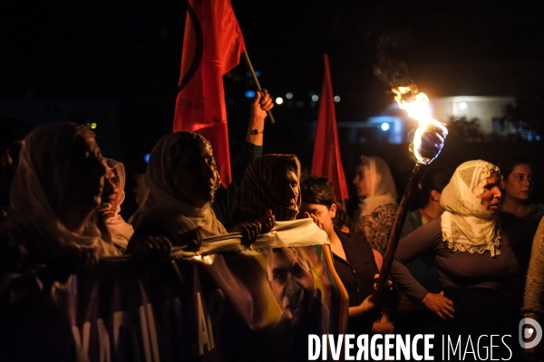 Manifestation de soutien à Ocalan, Cizre