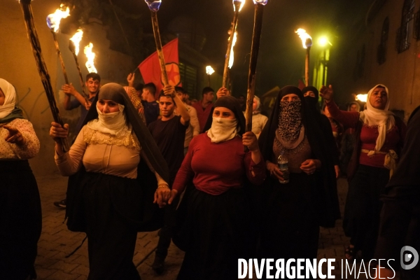 Manifestation de soutien à Ocalan, Cizre