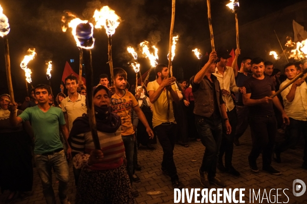 Manifestation de soutien à Ocalan, Cizre