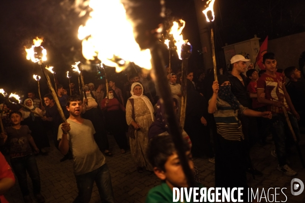Manifestation de soutien à Ocalan, Cizre