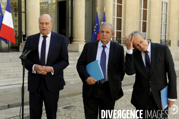 Réforme territoriale. Consultations de François HOLLANDE
