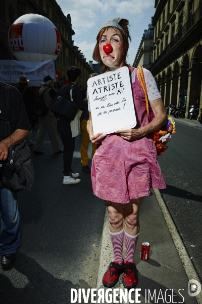 Manifestation des intermittents du spectacle