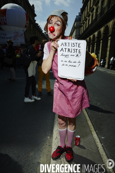 Manifestation des intermittents du spectacle