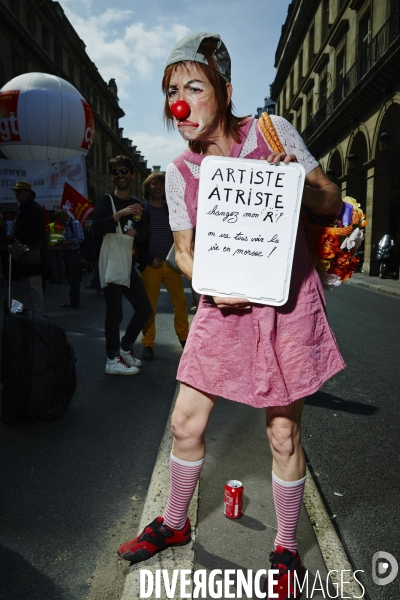 Manifestation des intermittents du spectacle