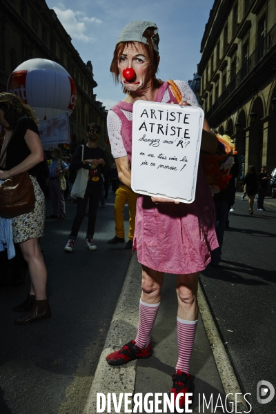 Manifestation des intermittents du spectacle