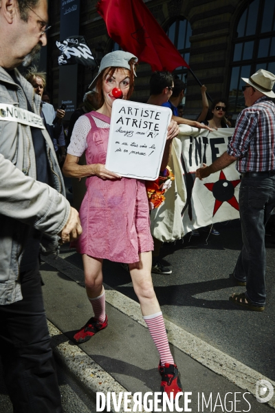 Manifestation des intermittents du spectacle