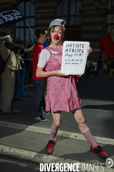 Manifestation des intermittents du spectacle
