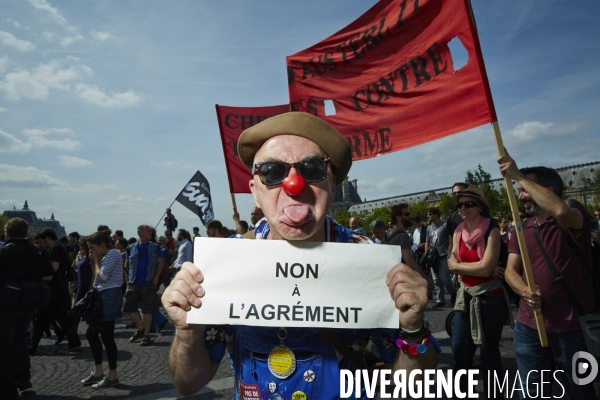 Manifestation des intermittents du spectacle