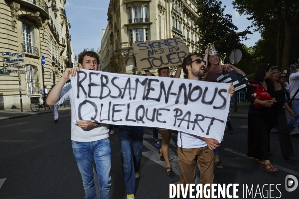 Manifestation des intermittents du spectacle