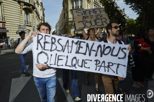 Manifestation des intermittents du spectacle